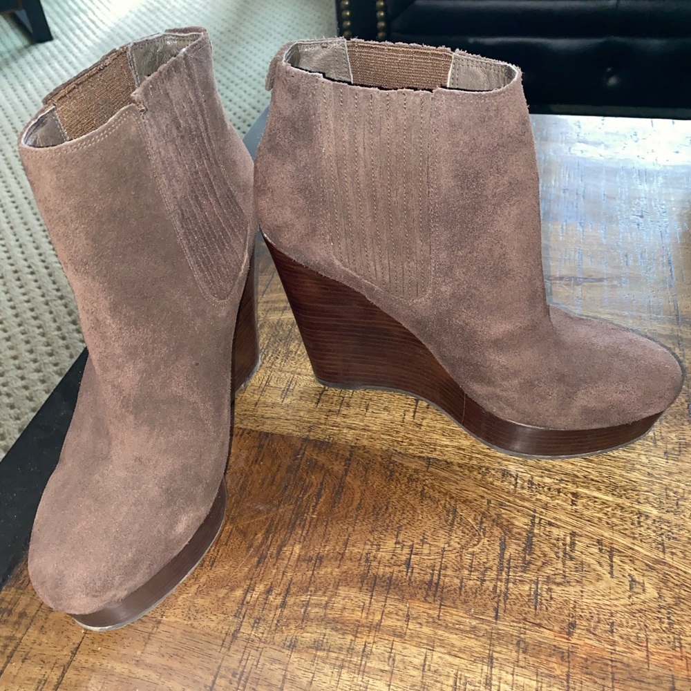 Michael Kors boots leather suede